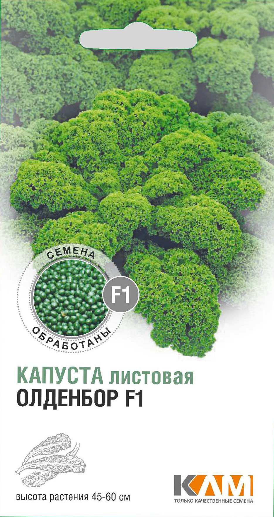 Семена Капуста листовая Олденбор F1, 10 шт - фото