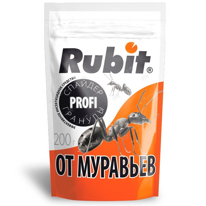 Спайдер гранулы от муравьев Rubit, 200 г - фото