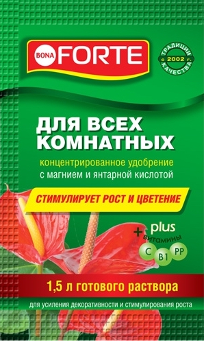 Удобрение для всех комнатных растений, саше 10 мл - фото