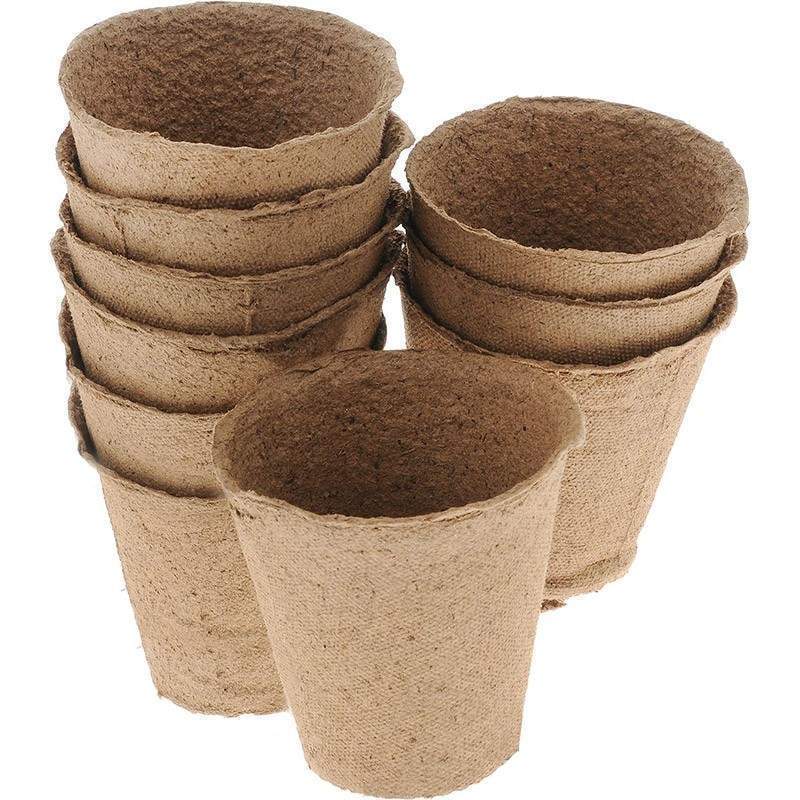 Торфяные горшочки 90х90 мм, 1 шт - фото