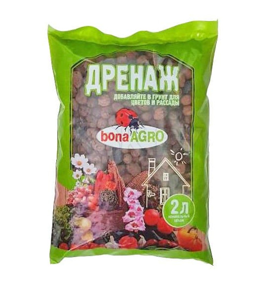 Дренаж керамзитовый 5-10 мм, 2 л - фото