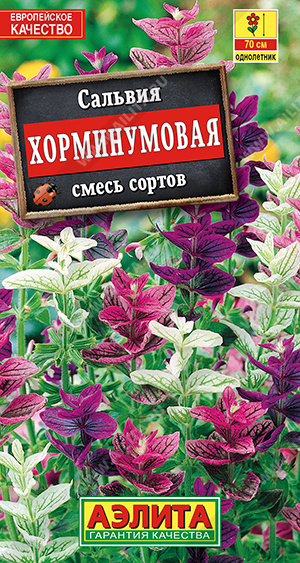 Семена Сальвия Хорминумовая смесь сортов, 0,3 г - фото