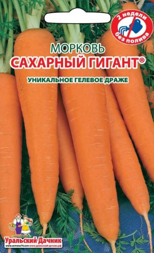 Семена Морковь Сахарный гигант, 250 шт - фото