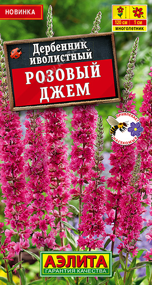 Семена Дербенник Розовый джем, 0,05 г - фото