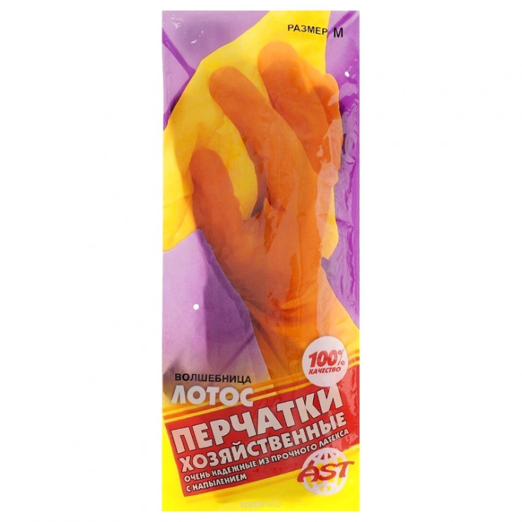 Перчатки AST волшебница лотос M - фото