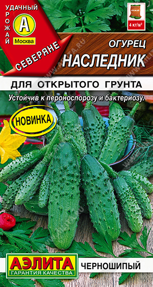 Семена Огурец Наследник, 10 шт - фото