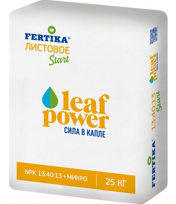 Удобрение Leaf Power Плюс сила в капле 13-40-13, 25 кг - фото