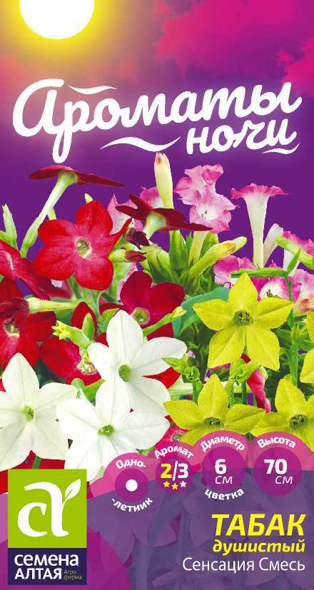 Семена Табак Сенсация душистый, 0,02 г - фото