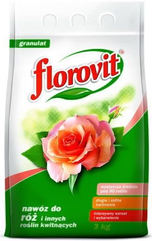 Удобрение Florovit для роз гранулированный, 3 кг - фото