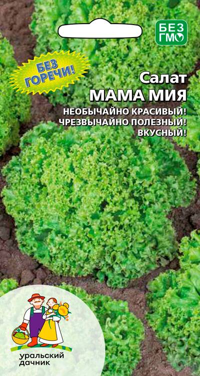 Семена Салат Мама мия, 0,25 г - фото