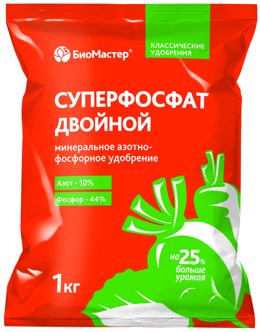 Суперфосфат двойной, 1 кг - фото