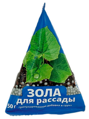 Зола древесная гранулированная для рассады, 50 г - фото