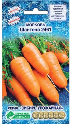 Семена Морковь Шантенэ 2461, 2 г Евросемена - фото