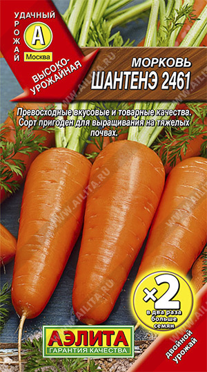 Семена Морковь Шантенэ 2461, 4 г - фото