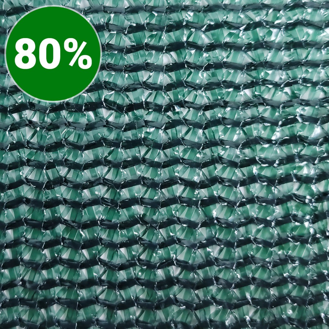 Затеняющая сетка 80%, 1,5 x 50 м - фото