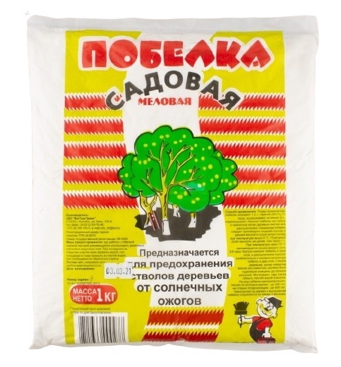Побелка садовая меловая, 1 кг - фото