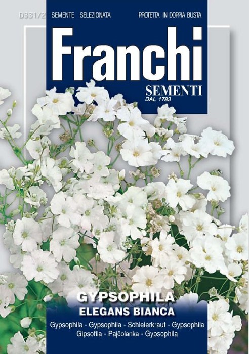 Семена Гипсофила Элеганс белая, 3 г - фото