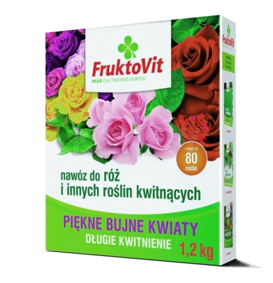 Удобрение Фруктовит Плюс для роз и других цветущих растений, 1,2 кг - фото