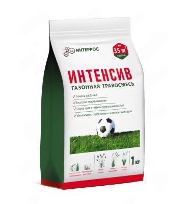 Травосмесь газонная Интенсив, 1 кг - фото