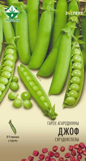 Семена Горох Джоф овощной, 12 г (Эксперт) - фото