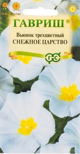 Семена Вьюнок Трехцветный Снежное Царство, 0,5 г - фото