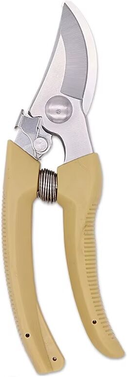 Секатор садовый N163 180 мм бежевый, лезвия 50 мм - фото