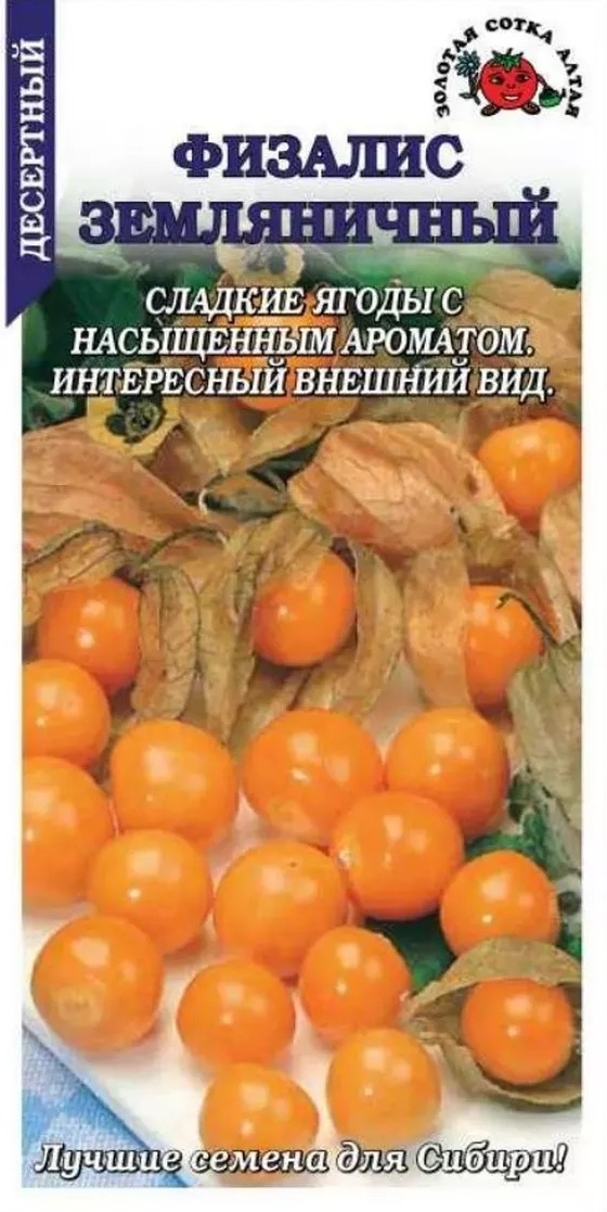 Семена Физалис Земляничный, 0,1 г - фото