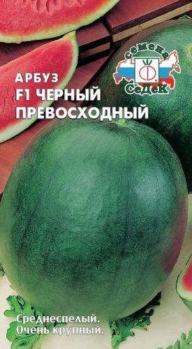 Семена Арбуз Черный Превосходный F1, 1 г - фото