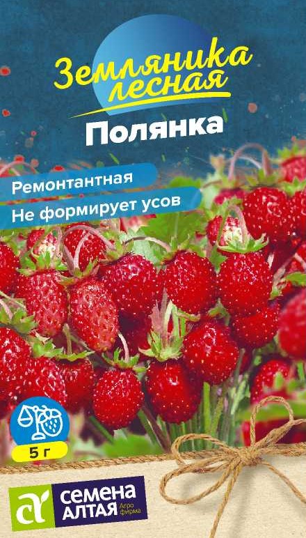 Семена Земляника Полянка ремонтантная, 0,02 г - фото