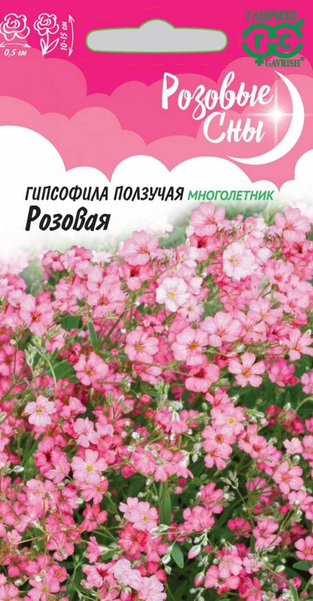 Семена Гипсофила ползучая Розовая, 0,05 г - фото