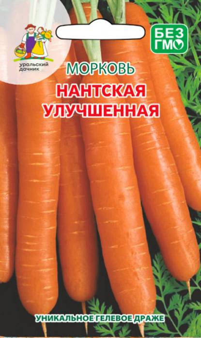 Семена Морковь Нантская улучшенная, 250 шт гель-драже - фото