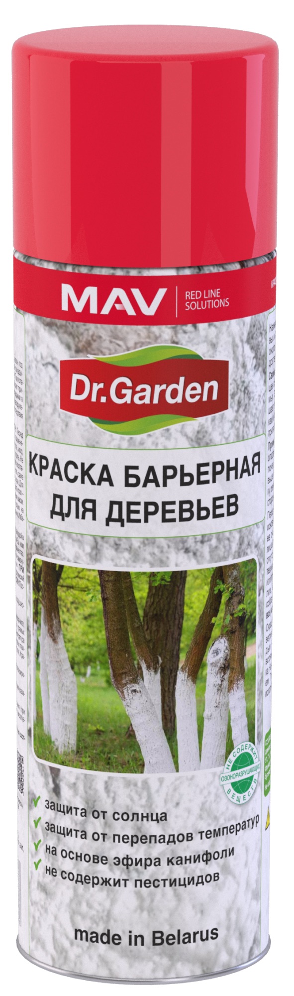 Краска барьерная для деревьев MАV Dr. Garden, 350 г - фото