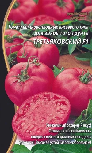 Семена Томат малиновоплодный Третьяковский, 10 шт - фото