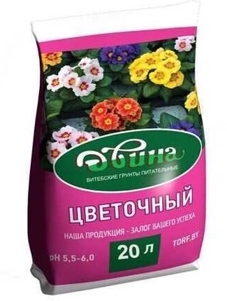 Грунт Двина цветочный, 20 л - фото