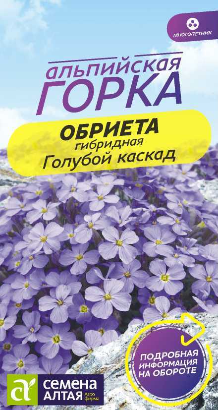Семена Обриета Голубой каскад, 0,03 г - фото