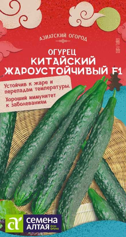Семена Огурец Китайский Жароустойчивый, 6 шт - фото