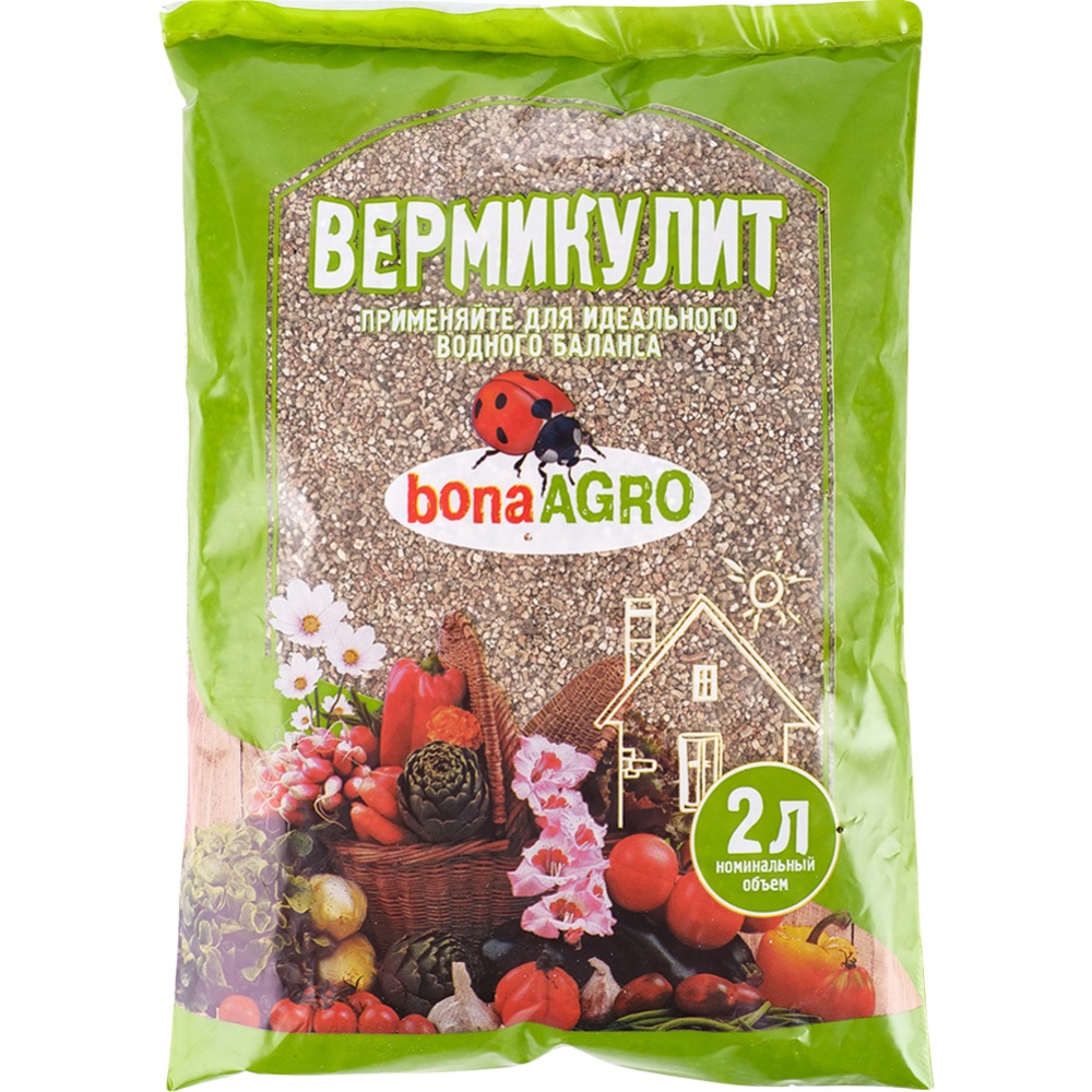 Вермикулит Bona Agro, 2 л - фото