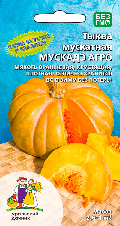 Семена Тыква мускатная Мускадэ Агро, 5 шт - фото