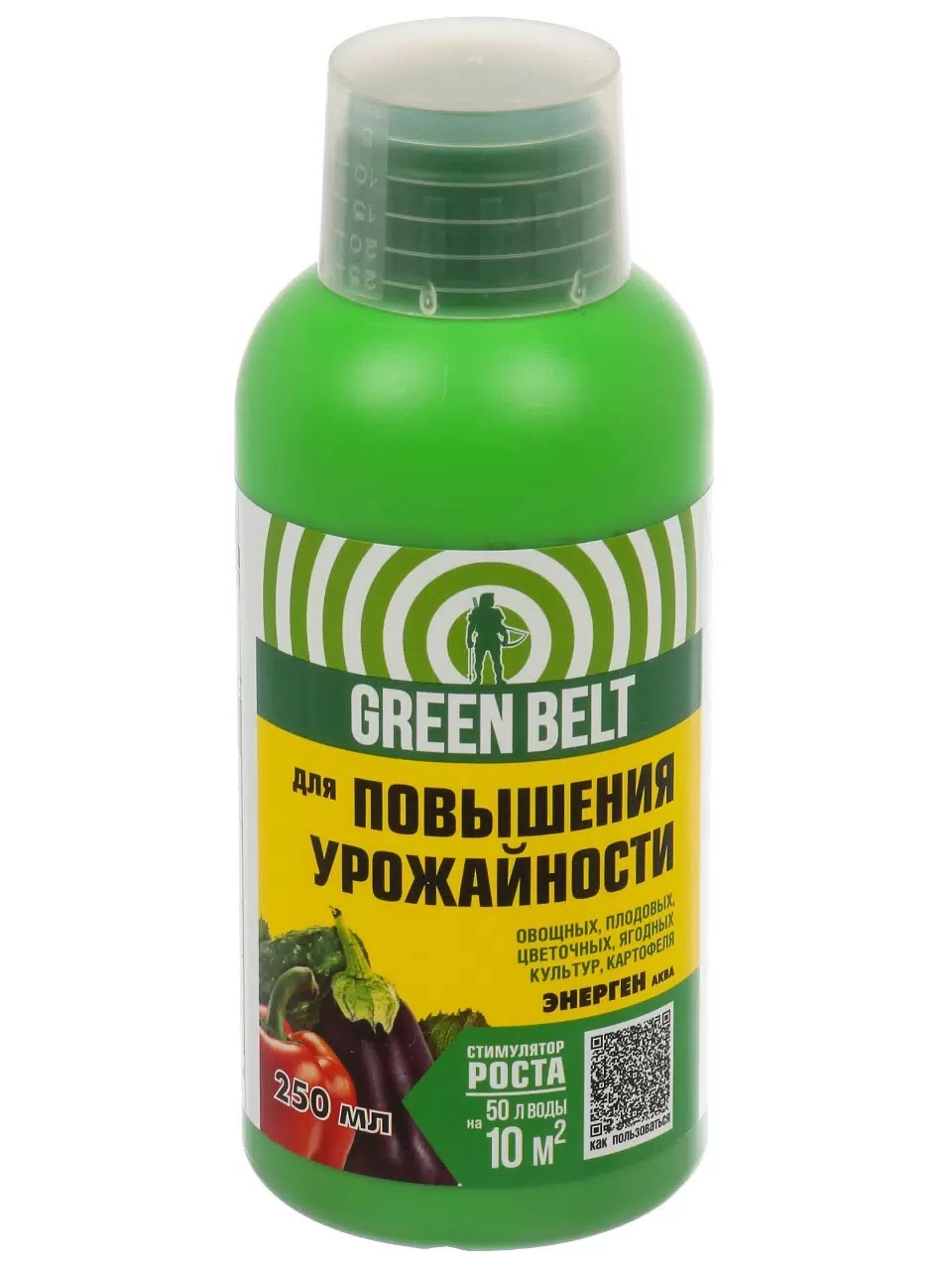 Энерген Аква стимулятор роста для повышения урожайности  GREEN BELT, 250 мл - фото