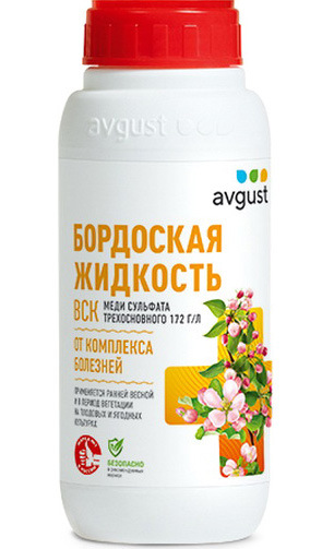 Бордоская жидкость от комплекса болезней, 1 л - фото