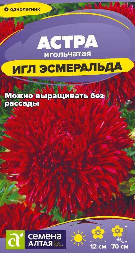 Семена Астра Игл Эсмеральда, 0,2 г - фото