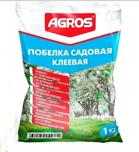 Побелка садовая клеевая, 1кг - фото