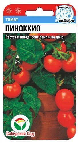 Семена Томат Пиноккио, 20 шт - фото