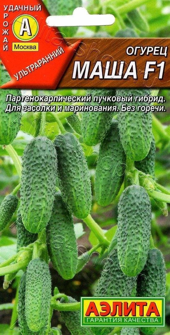 Семена Огурец Маша F1, 10 шт Аэлита - фото